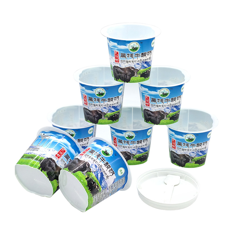 Recipiente de helado de plástico PP IML