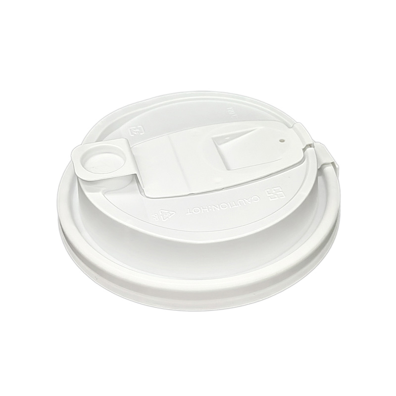 PP Tapa plana de plástico para taza de jugo