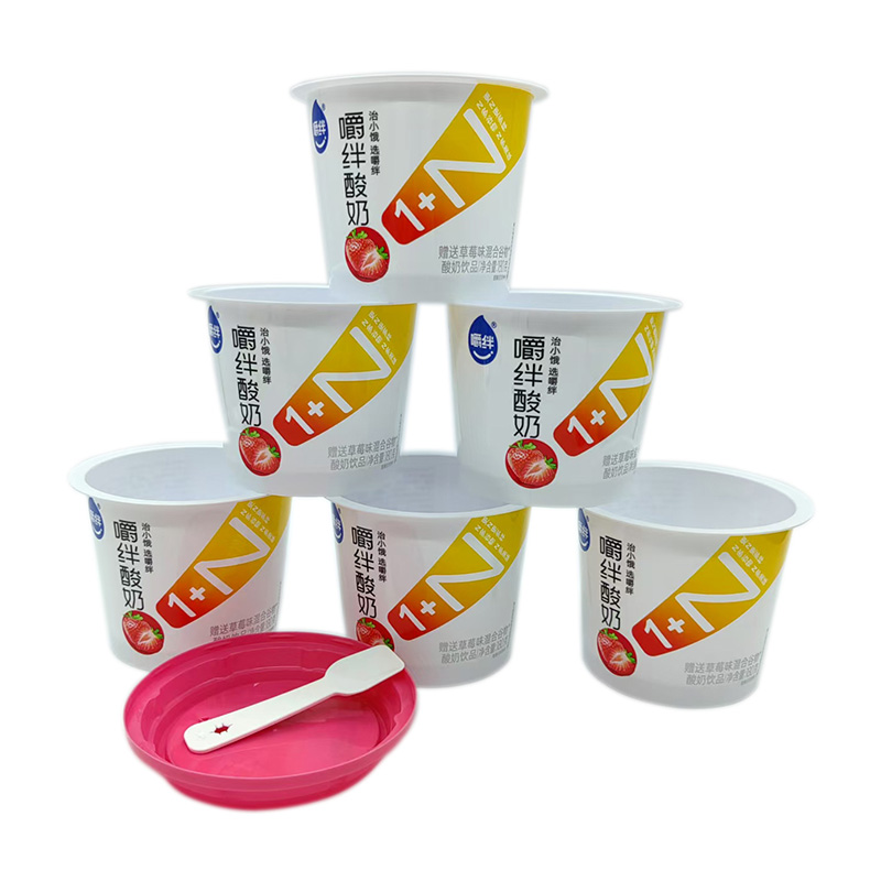 Tazón de yogurt de plástico PP